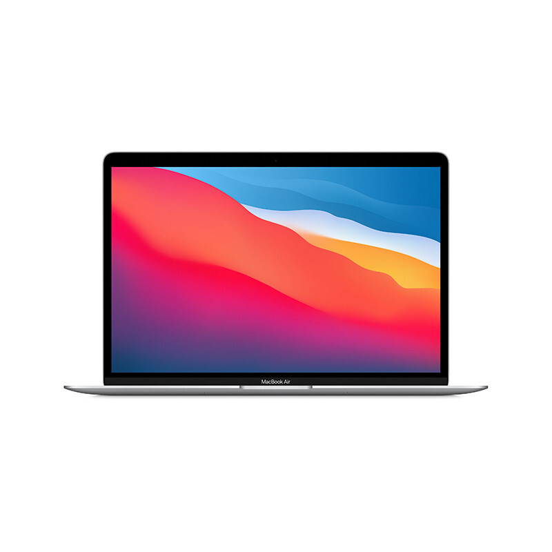 Apple MacBook Air 13.3 新款8核M1芯片(7核图形处理器) 8G 256G SSD 银色 笔记本电脑