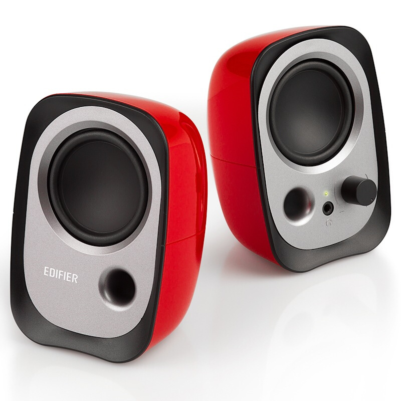 漫步者（EDIFIER）R12U 外观时尚、音质纯正的入门级微型2.0桌面音响 笔记本音箱 电脑音箱